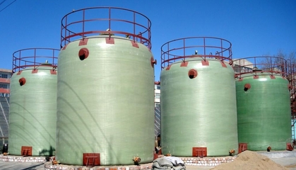 二手50立方玻璃鋼鹽酸硫酸儲存罐用途廣泛